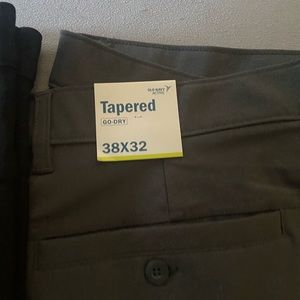 LOT OF THREE OLD NAVY MENS ACTIVE DRESS PANTS